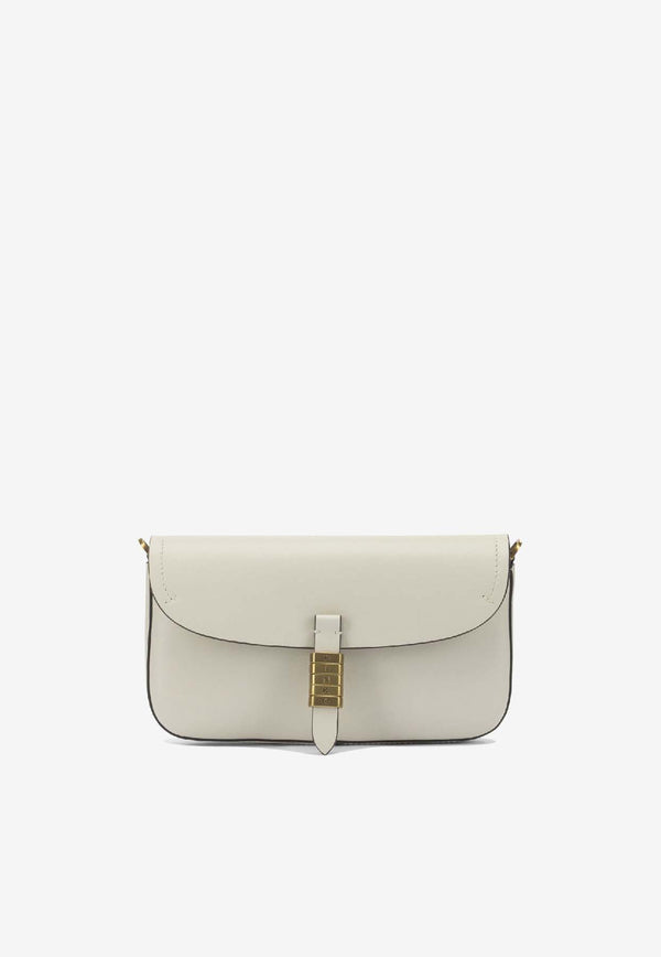 PINKO Saddle Leather Shoulder Bag  White 105349A1ZXZ14Q_6d0791d2-8604-46ca-a1a4-723570f00b7a