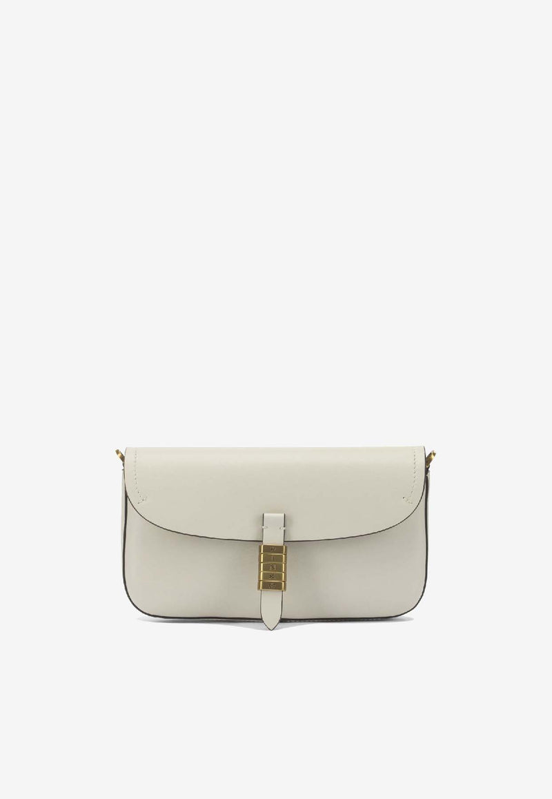 PINKO Saddle Leather Shoulder Bag  White 105349A1ZXZ14Q_6d0791d2-8604-46ca-a1a4-723570f00b7a