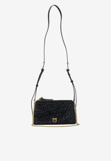 Pinko Mini Crystals-Embellished Crossbody Bag 105359A2WFZ99Q_c055d14f-455b-407d-9320-70725e16eb45