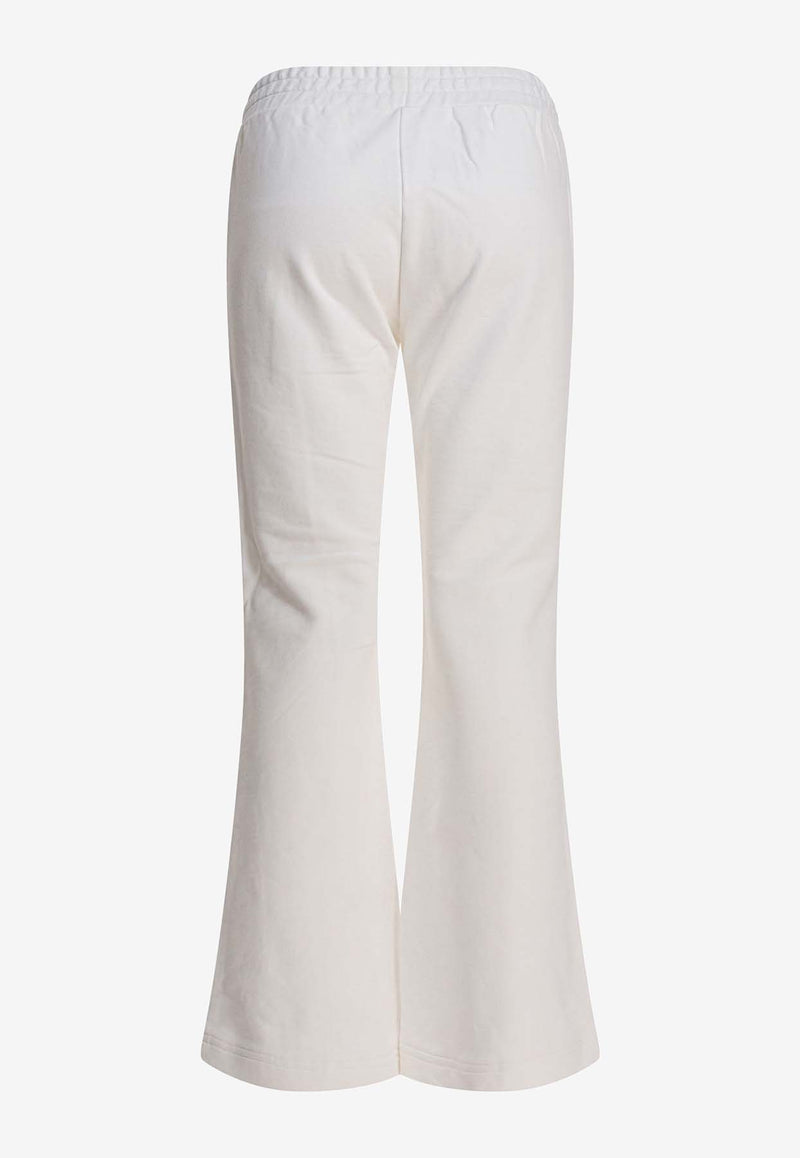 PINKO Logo Embroidered Track Pants White 105724A2URZ25_af0dc105-1608-43f2-a27f-d77533ee44c7