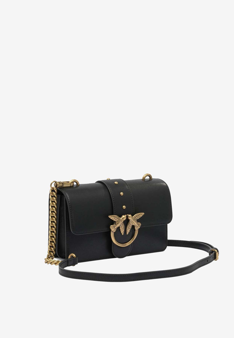 PINKO Mini Love One Crossbody Bag Black 105856A0F1Z99Q_48432258-d8f3-4c2b-9170-43fd1c93d6e3