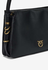 PINKO Mini One, Two, Three Leather Shoulder Bag  Black 105883A0QOZ99Q_8dbfa6df-645d-4707-a5e7-e8c68fe8d3d8