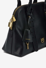 Pinko Medium Bowling Top Handle Bag 105906A0QOZ99Q_febd1050-9600-4f24-9bfa-6028b37ffb79