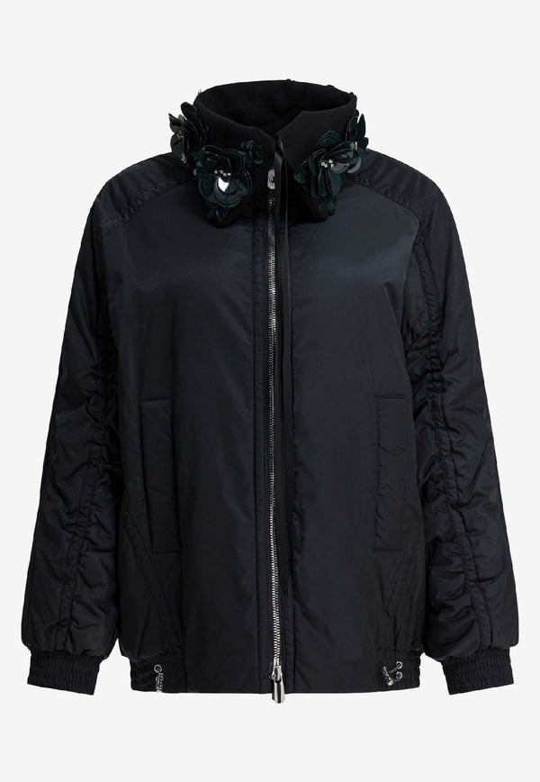 PINKO Clarinda Zip-Up Jacket Black 105942A2Y0G05_cebdb2cf-a125-4ba9-a897-7bb4bc502ab8