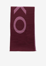 Pinko Logo-Patch Wool Scarf 105988A2Z5YN2_e4aa77e0-d1f4-4f7b-9ebf-e9c6551479a5