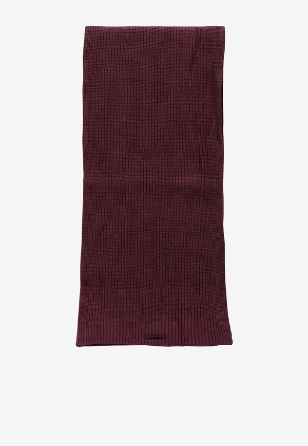 PINKO Logo Wool Scarf Bordeaux 105996A2Z4R57_6db8f3c7-3e09-41e8-8f34-dda0d56da2fa