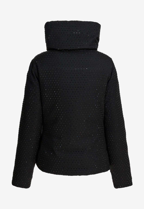 PINKO Nita Studded Padded Jacket Black 106014A2ZFZ99_f759016b-9710-4db0-be07-dcbb09525cc7