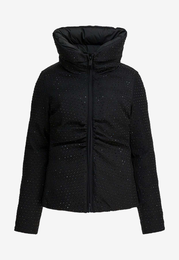 PINKO Nita Studded Padded Jacket Black 106014A2ZFZ99_f759016b-9710-4db0-be07-dcbb09525cc7