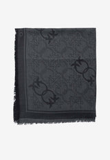 Pinko All-Over Logo Scarf 106017A2ZHK02_3aee7c1d-8d24-4884-98e4-2f0909371120