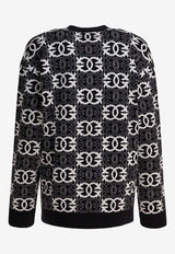PINKO Jacquard Love Birds Cardigan Black 106042A2YDZZ2_6700be04-be4d-4ff1-b69d-fb7ea15ed0d1