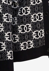 PINKO Jacquard Love Birds Cardigan Black 106042A2YDZZ2_6700be04-be4d-4ff1-b69d-fb7ea15ed0d1