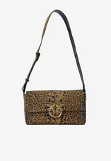 PINKO Love One Leopard Print Slouchy Shoulder Bag Brown 106244A32AM35Q_73d194a9-4905-4120-87dc-1b641721229b