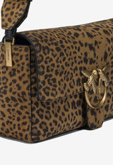 PINKO Love One Leopard Print Slouchy Shoulder Bag Brown 106244A32AM35Q_73d194a9-4905-4120-87dc-1b641721229b
