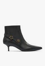 PINKO Gloria 50 Leather Ankle Boots Black SD0367P087Z99_c7e4b846-197b-49cd-bc67-02995f56e8b2