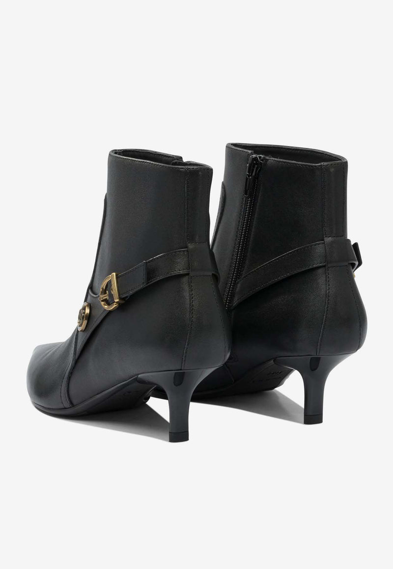 PINKO Gloria 50 Leather Ankle Boots Black SD0367P087Z99_c7e4b846-197b-49cd-bc67-02995f56e8b2