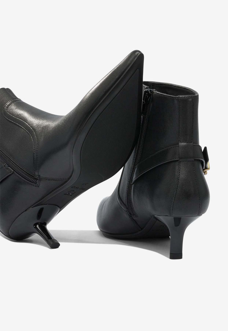 PINKO Gloria 50 Leather Ankle Boots Black SD0367P087Z99_c7e4b846-197b-49cd-bc67-02995f56e8b2