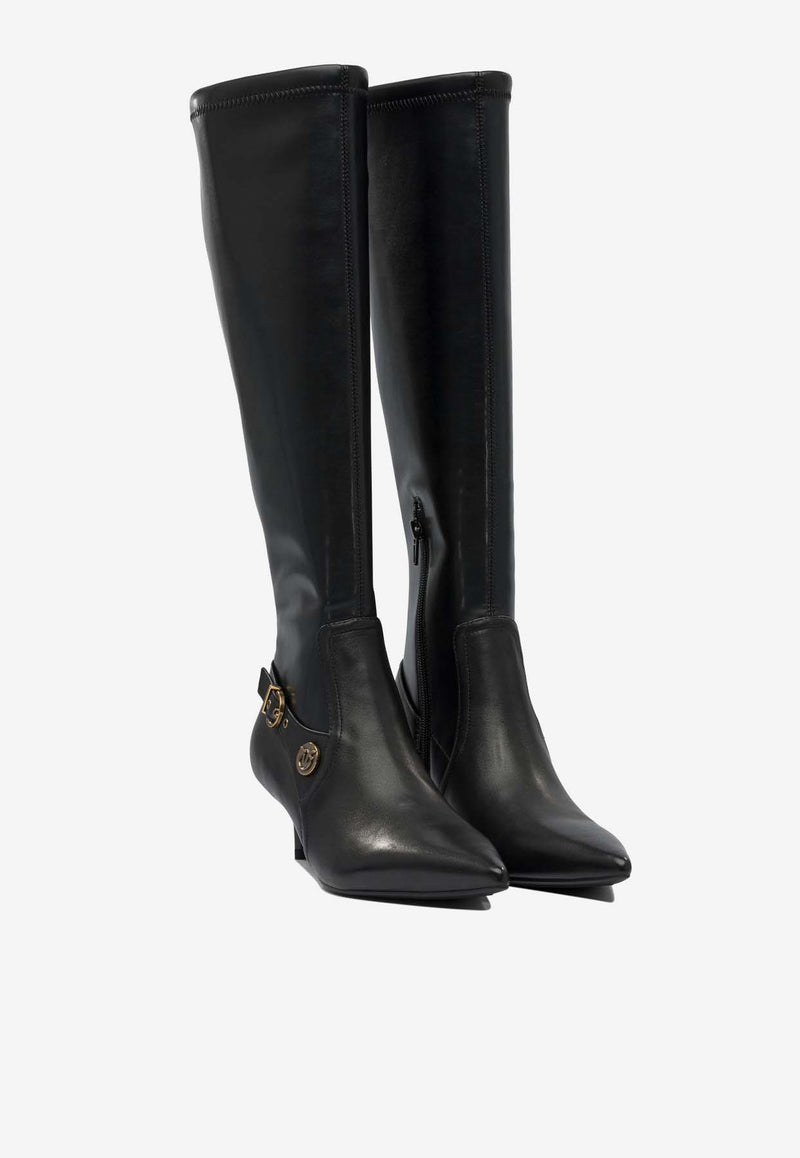 PINKO Gloria 50 Leather Knee-High Boots Black SD0369E028Z99_3c2cedf8-b678-4b3e-9130-8b1cd1a47fcb
