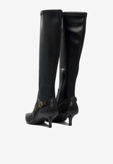 PINKO Gloria 50 Leather Knee-High Boots Black SD0369E028Z99_3c2cedf8-b678-4b3e-9130-8b1cd1a47fcb