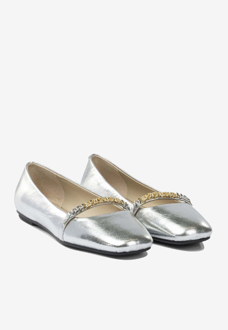 Pinko Leather Ballet Flats  SD0383P049ZZF_9572b7c5-ef4a-4a68-b31e-6a913e331988