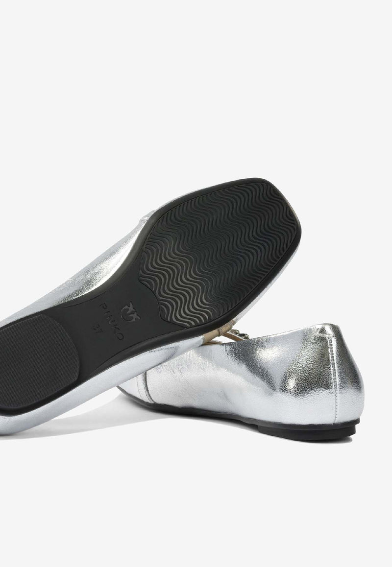 Pinko Leather Ballet Flats  SD0383P049ZZF_9572b7c5-ef4a-4a68-b31e-6a913e331988