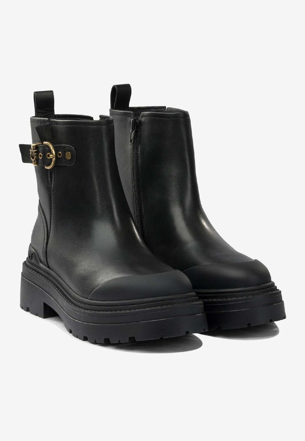 Pinko Leather Ankle Boots SD0409P001Z99_d4de5ff4-5130-4bdb-a89c-de785f8f4ec9