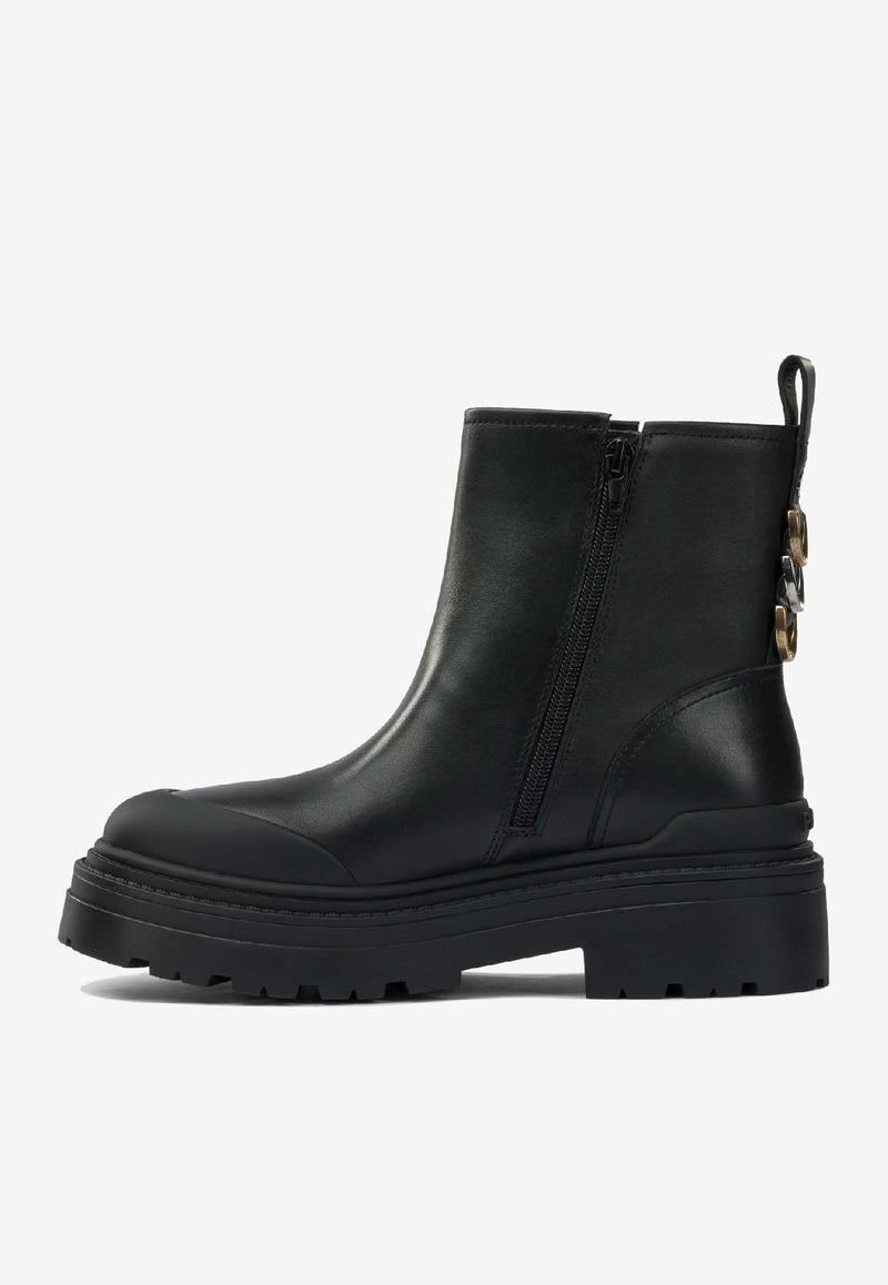 Pinko Leather Ankle Boots SD0409P001Z99_d4de5ff4-5130-4bdb-a89c-de785f8f4ec9