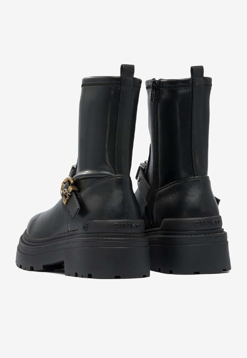 Pinko Leather Ankle Boots  SD0447P061Z99_27ef6467-df22-46a3-bd5c-1d3b78ee90f3