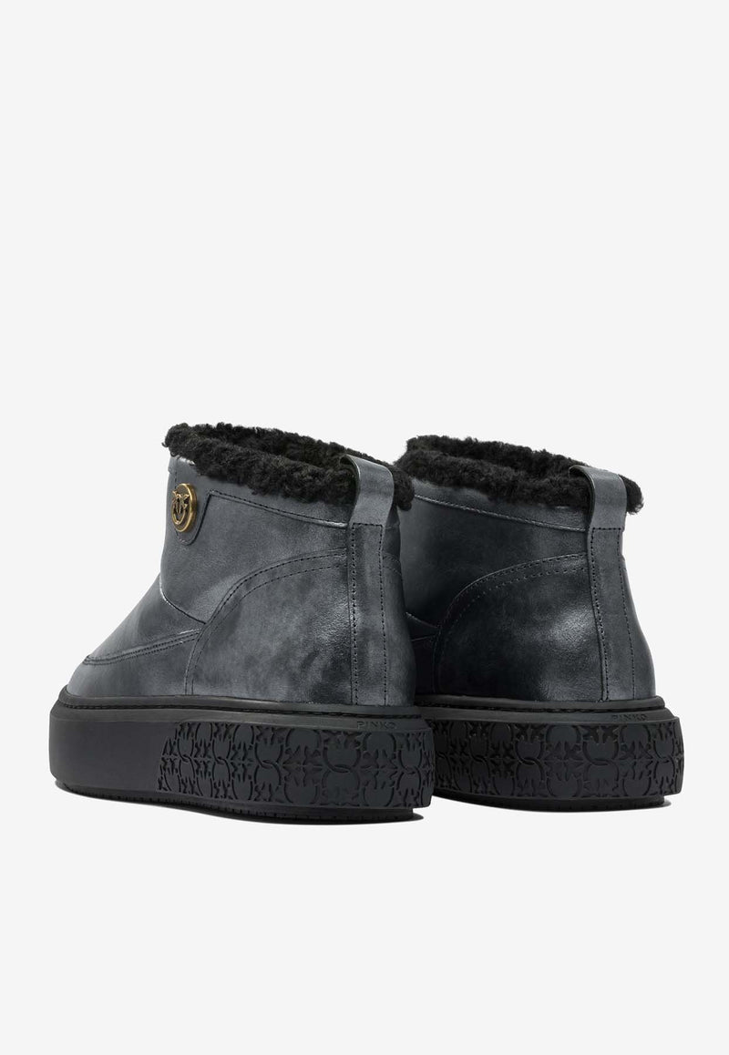 PINKO Yoko 22 Leather Ankle Boots Black SS0105P112Z99_5b5c2789-1276-4791-98e0-5b642ccd0f2e