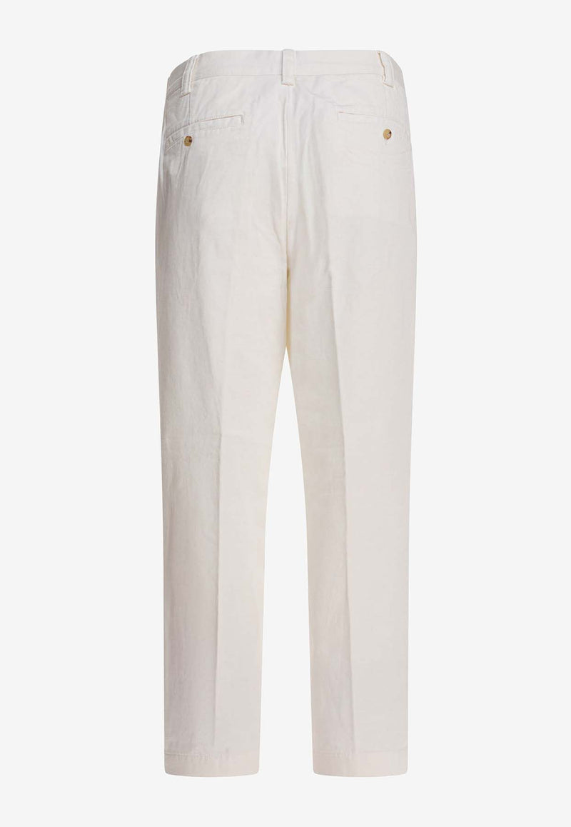 Polo Ralph Lauren Straight-Leg Pants White 211967729001DECKWASH WHITE_1bae3332-f0a6-41c3-b624-789f4c40bfb2