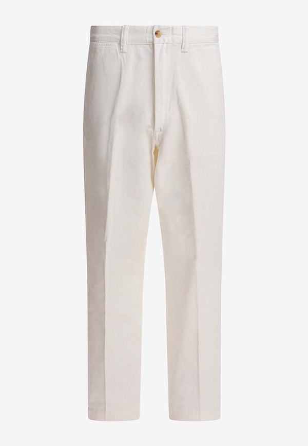 Polo Ralph Lauren Straight-Leg Pants White 211967729001DECKWASH WHITE_1bae3332-f0a6-41c3-b624-789f4c40bfb2