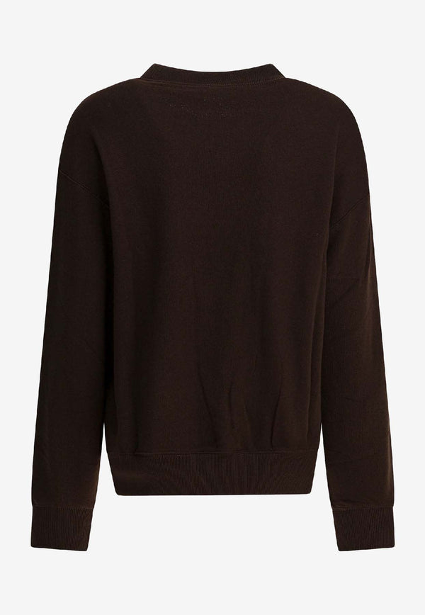 Polo Ralph Lauren Embroidered Pony Sweatshirt Brown 211971697008CIRCUIT BROWN_3dd8059b-e572-4091-8685-eb7e39b31ea1