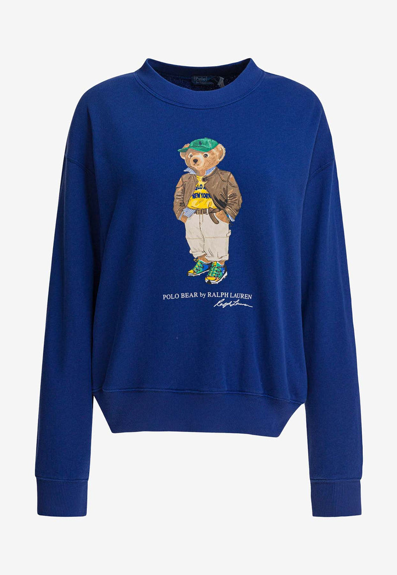 Polo Ralph Lauren Polo Bear Print Sweatshirt Blue 211971736001BLUE YACHT_5d2369c9-e48e-4e40-ae16-02fd04a6aca4
