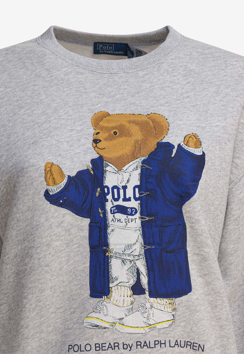 Polo Ralph Lauren Polo Bear Print Sweatshirt Gray 211972794001LIGHT SMOKE HEATHER_2222e4ad-fe01-4c67-8ed3-187ee4610716