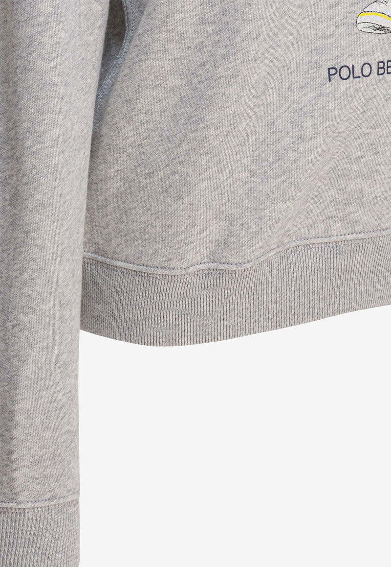 Polo Ralph Lauren Polo Bear Print Sweatshirt Gray 211972794001LIGHT SMOKE HEATHER_2222e4ad-fe01-4c67-8ed3-187ee4610716