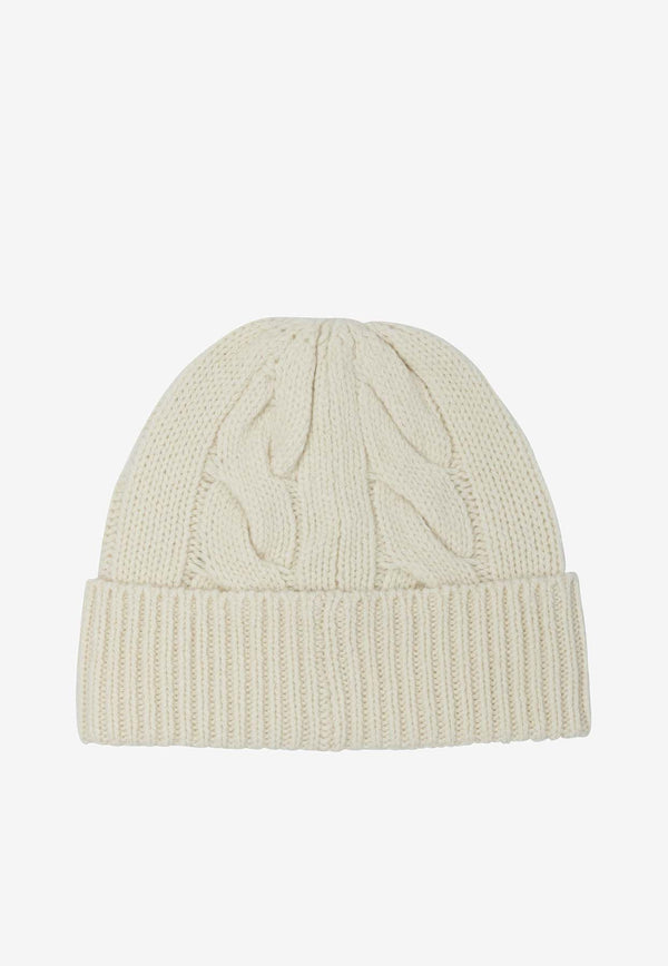 Polo Ralph Lauren Cable Knit Polo Bear Beanie White 455981433001CREAM_aef06871-7d21-4a8c-a6d7-8063e308f0d6