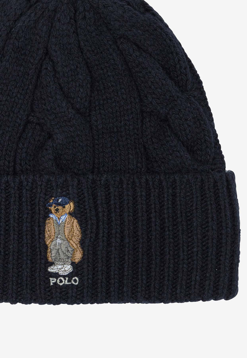 Polo Ralph Lauren Cable Knit Polo Bear Beanie Blue 455981433002NAVY_c8dedea9-fc7d-42af-8d11-79795318a503