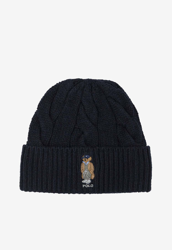 Polo Ralph Lauren Cable Knit Polo Bear Beanie Blue 455981433002NAVY_c8dedea9-fc7d-42af-8d11-79795318a503