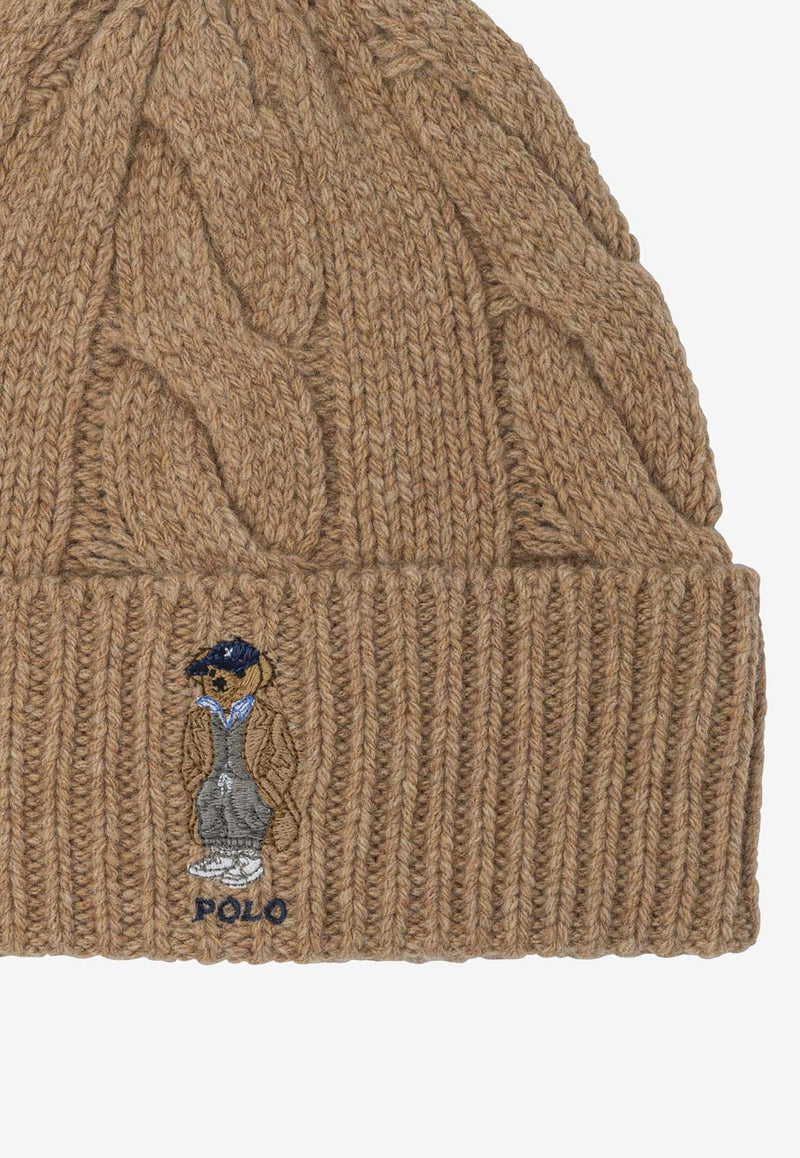 Polo Ralph Lauren Cable Knit Polo Bear Beanie Beige 455981433003CLASSIC CAMEL_b4919968-1b31-4541-9fe6-96657e58bb41