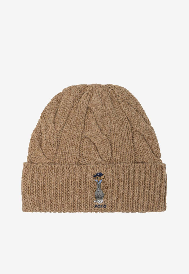 Polo Ralph Lauren Cable Knit Polo Bear Beanie Beige 455981433003CLASSIC CAMEL_b4919968-1b31-4541-9fe6-96657e58bb41