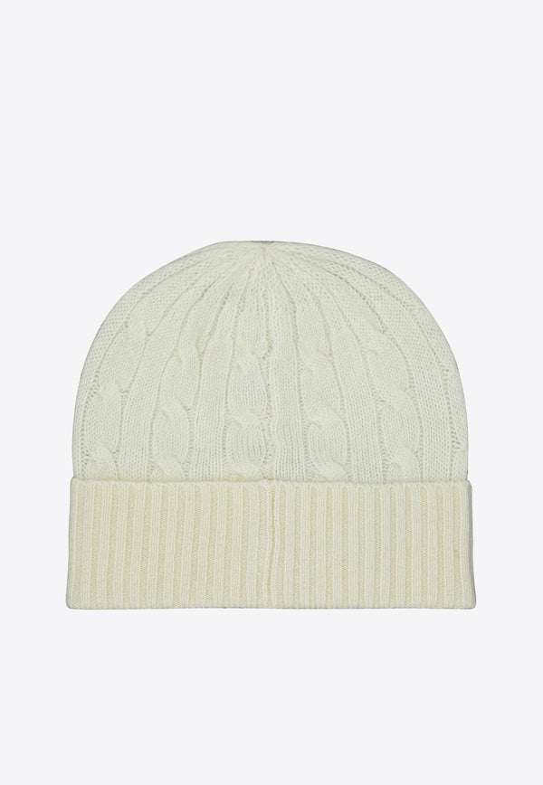 Polo Ralph Lauren Cable Knit Logo Beanie White 455981442003CREAM_81978d81-7d9a-4d07-953e-ae1ea09de855