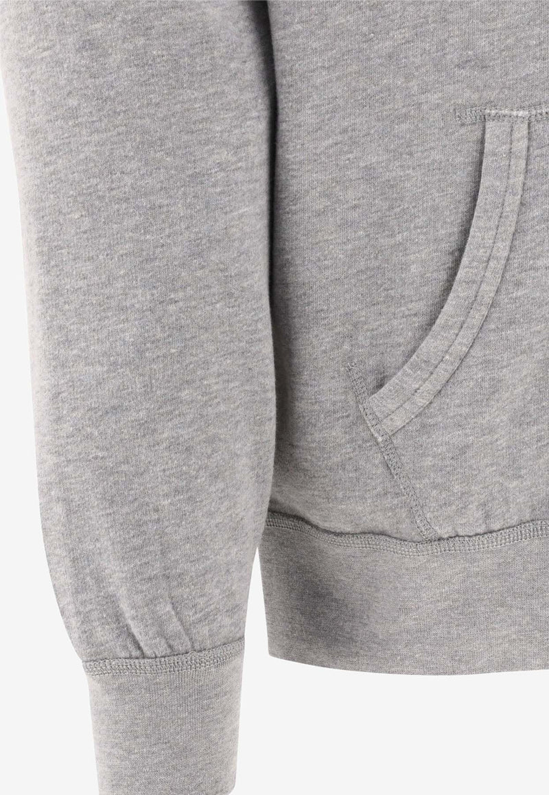 Polo Ralph Lauren Logo Embroidered Hooded Sweatshirt Gray 710766778006ANDOVER HEATHER_82990