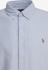 Polo Ralph Lauren Striped Oxford Shirt  Light Blue 710792041004BLUE/WHITE STRIPE_f1575810-e453-4c92-809a-61f7049eea62
