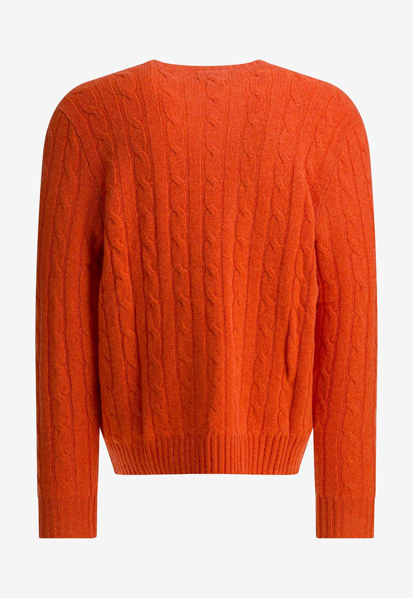 Polo Ralph Lauren Cable Knit Cashmere Sweater Orange 710876728023JAFFA ORANGE HEATHER_7545c9a6-d4ef-40fc-9cf5-423c1f9e9836