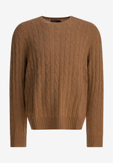 Polo Ralph Lauren Cable Knit Cashmere Sweater Brown 710876728506BROWN SUGAR MELANGE_86baa6d3-abcd-4034-9574-7f835c5e06fc