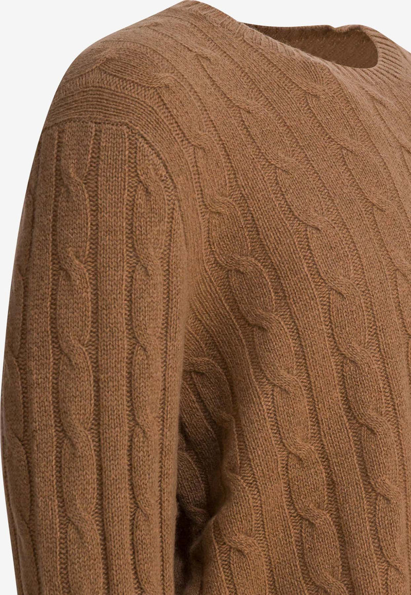 Polo Ralph Lauren Cable Knit Cashmere Sweater Brown 710876728506BROWN SUGAR MELANGE_86baa6d3-abcd-4034-9574-7f835c5e06fc