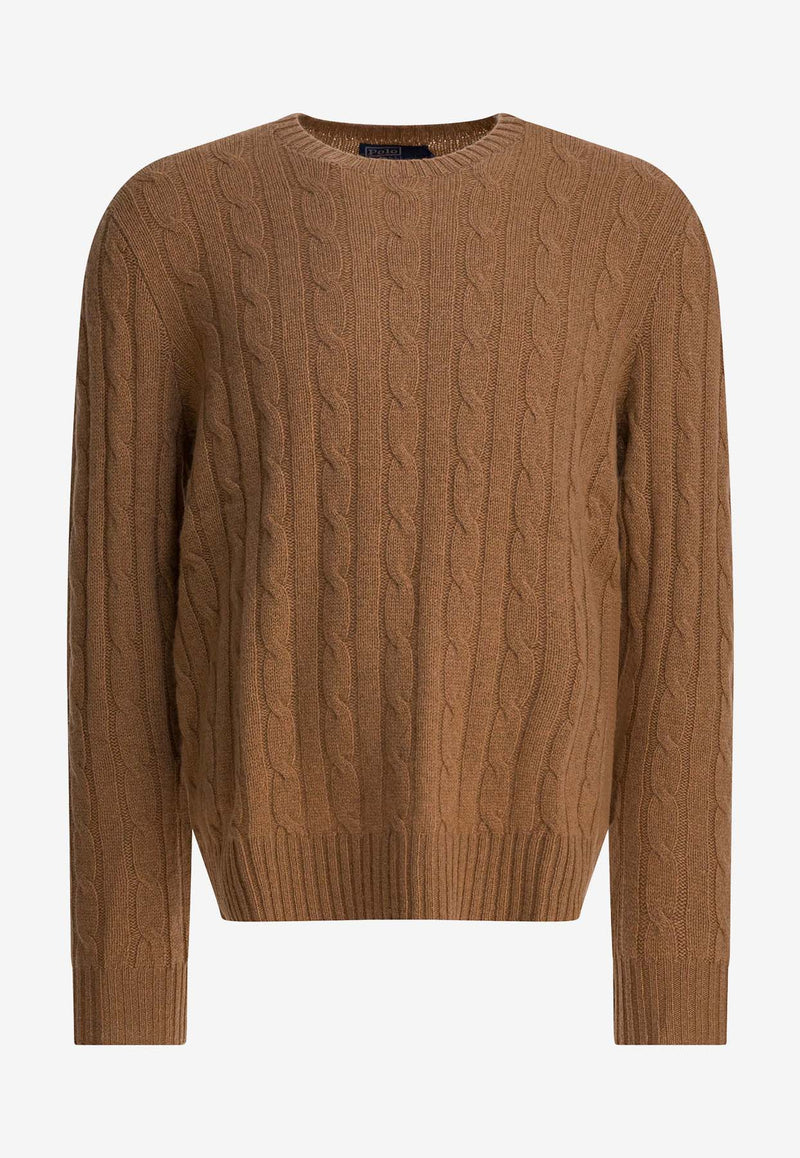 Polo Ralph Lauren Cable Knit Cashmere Sweater Brown 710876728506BROWN SUGAR MELANGE_86baa6d3-abcd-4034-9574-7f835c5e06fc