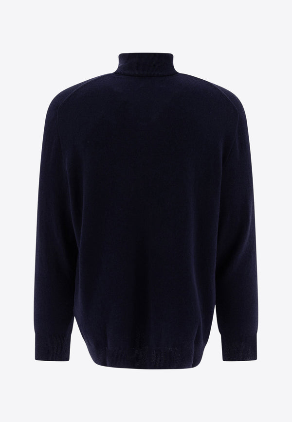 Polo Ralph Lauren Logo Embroidered Half-Zip Sweater Blue 710876756001HUNTER NAVY_5f56ac72-a180-4235-8064-e94be1174351