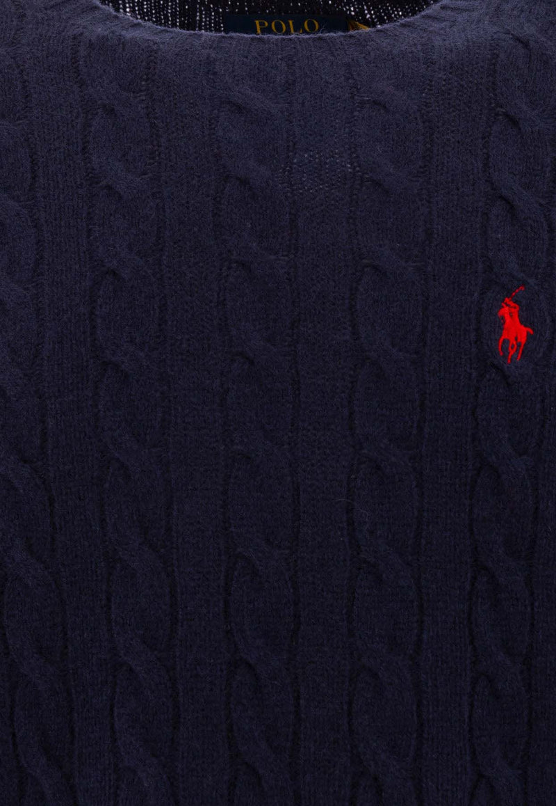 Polo Ralph Lauren Cable Knit Pony Wool Sweater Blue 710876762002HUNTER NAVY_a658d9bf-3a1e-44e4-9836-63f576d4bd69