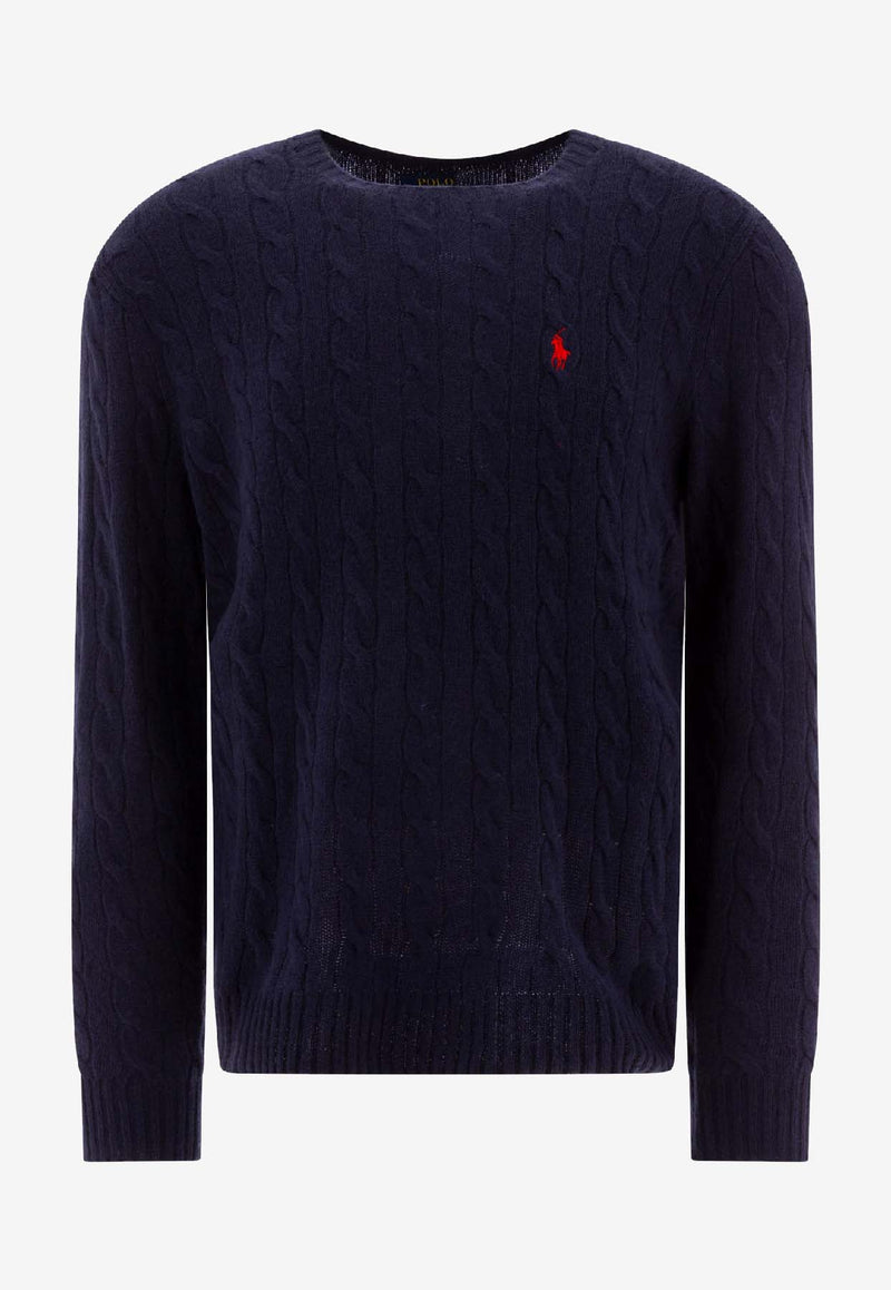 Polo Ralph Lauren Cable Knit Pony Wool Sweater Blue 710876762002HUNTER NAVY_a658d9bf-3a1e-44e4-9836-63f576d4bd69