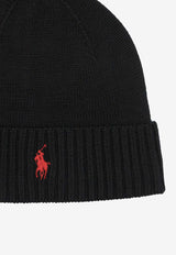 Polo Ralph Lauren Ribbed Wool Beanie Black 710886137001POLO BLACK_8ab7a2e2-fcf5-497c-aa3f-b7f914209d57
